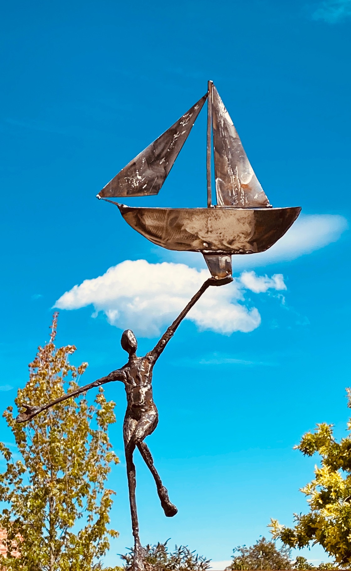 cortenstaal , wilfried de cock , kunstwerk 