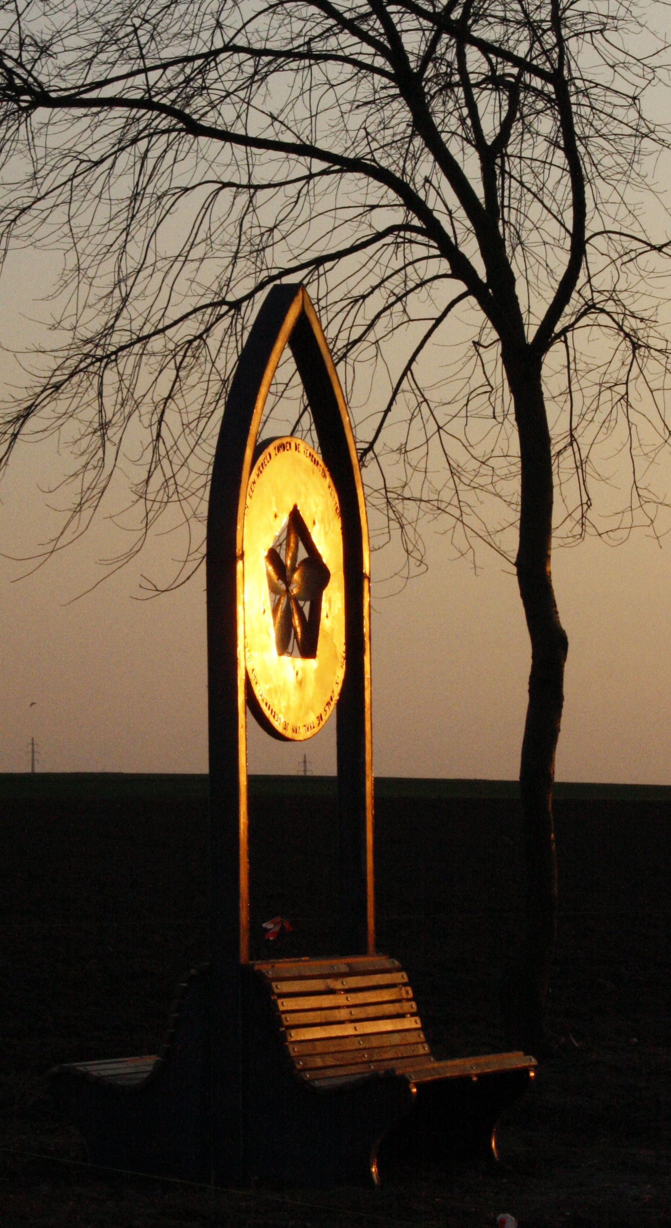 cortenstaal , wilfried de cock , kunstwerk 