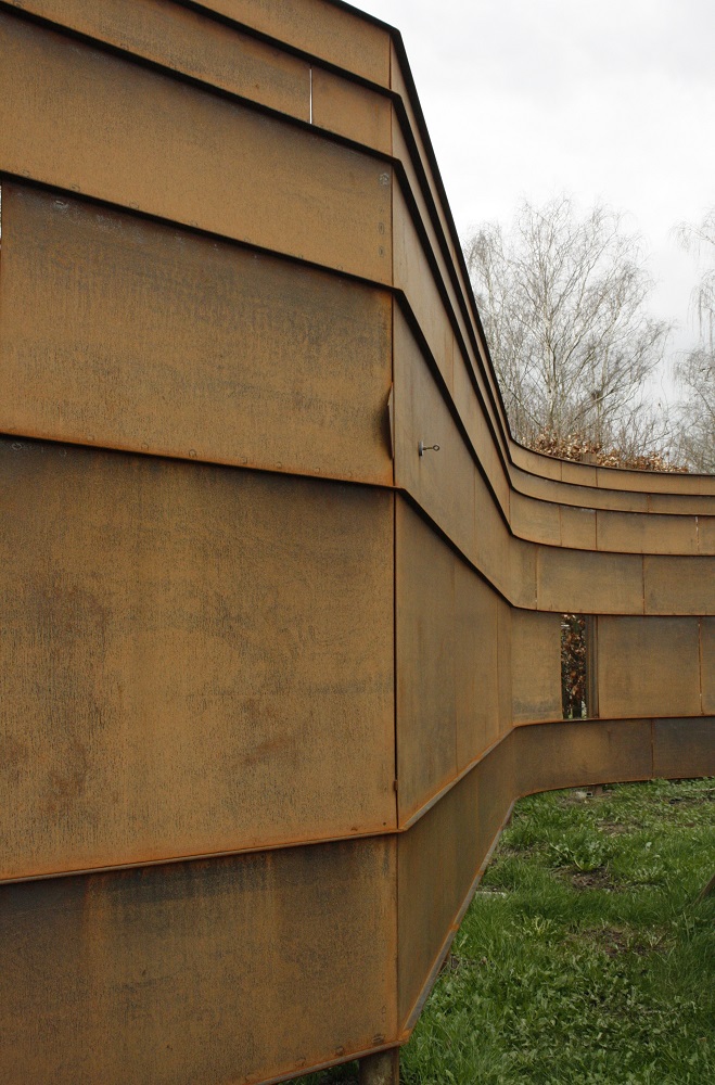 cortenstaal , wilfried de cock , kunstwerk 